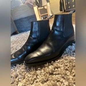 Crockett and Jones black leather Chelsea boots